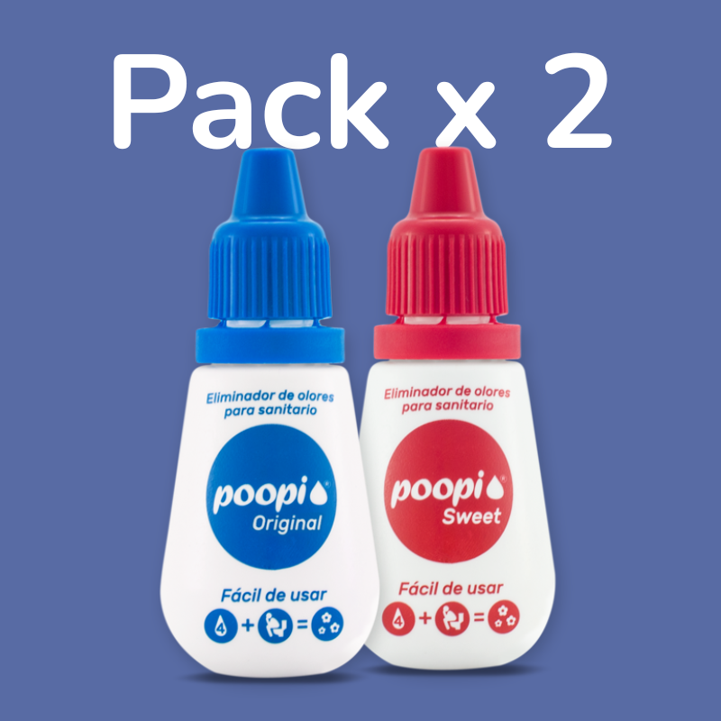 Eliminador de olor para baño - Poopi - pack x 2