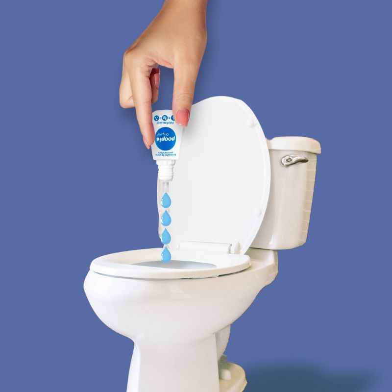 Modo de uso- Eliminador de olor para baño - Poopi Eliminador de olor para baño -Gotas para el baño - Poopi pack x 5 -Eliminador de olores ¿Cómo se usa Poopi?